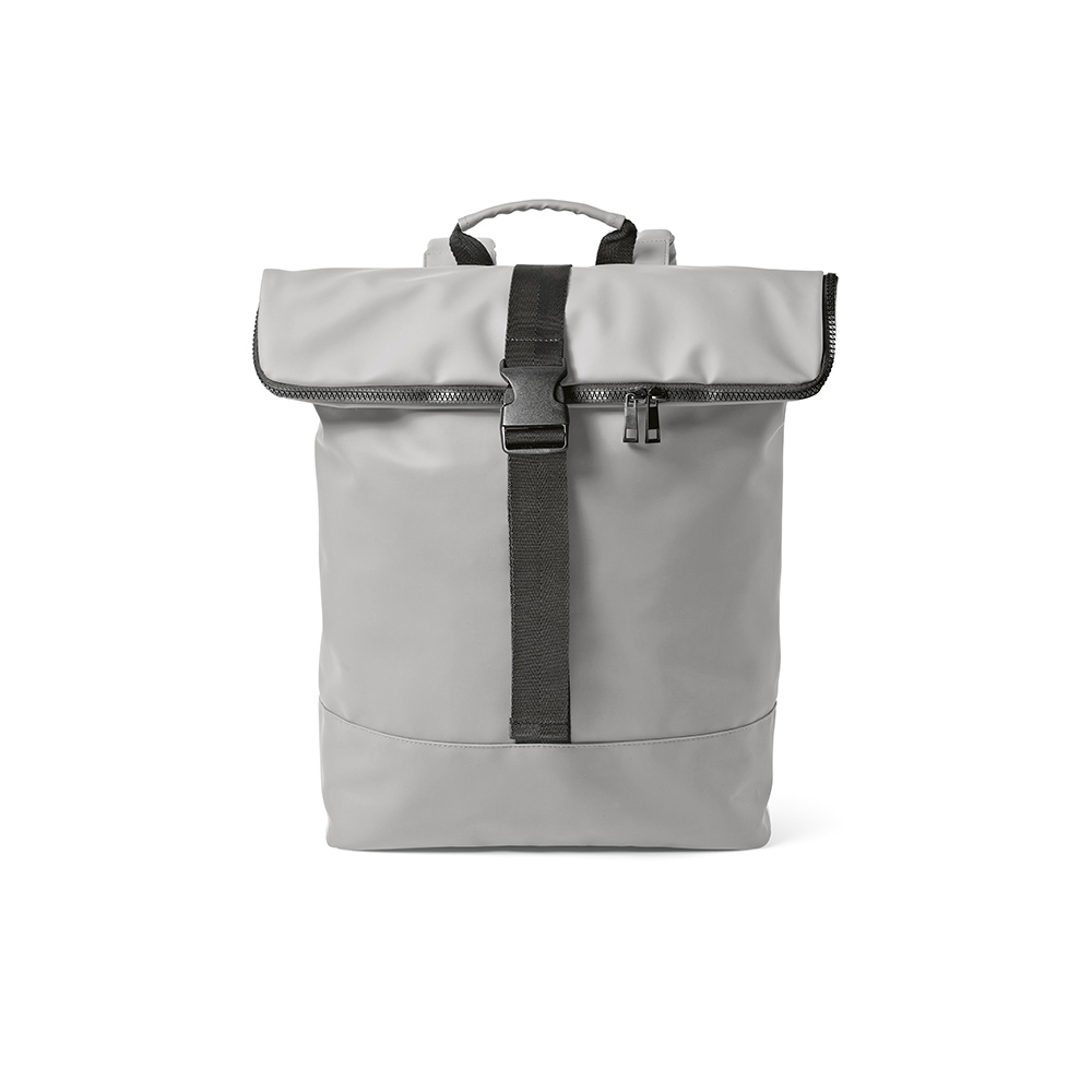 Sac à dos PU recyclé 24L écran 17" personnalisable Milan Gris clair